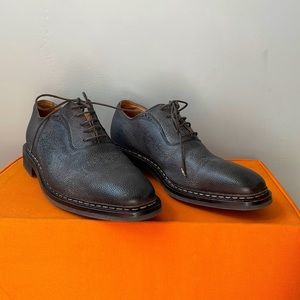 Heschung brown leather dress shoes
